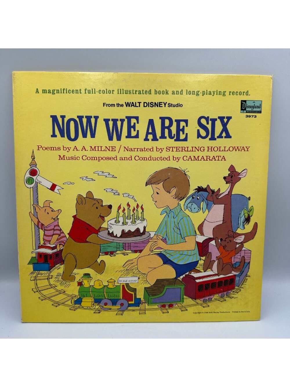 Now We Are Six By A.A. Milne Disneyland 1979 Vinyl LP 3973 Sterling Holloway